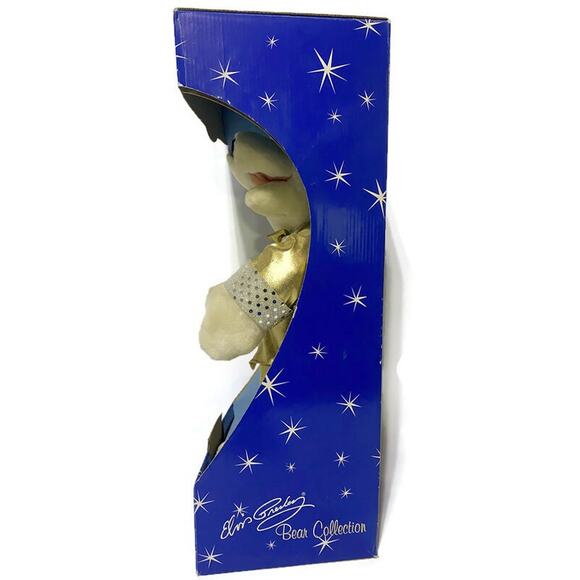 Elvis Presley Artist of the Century Collection Gold Lame Bear 16" Tall NIB - Picture 6 of 8